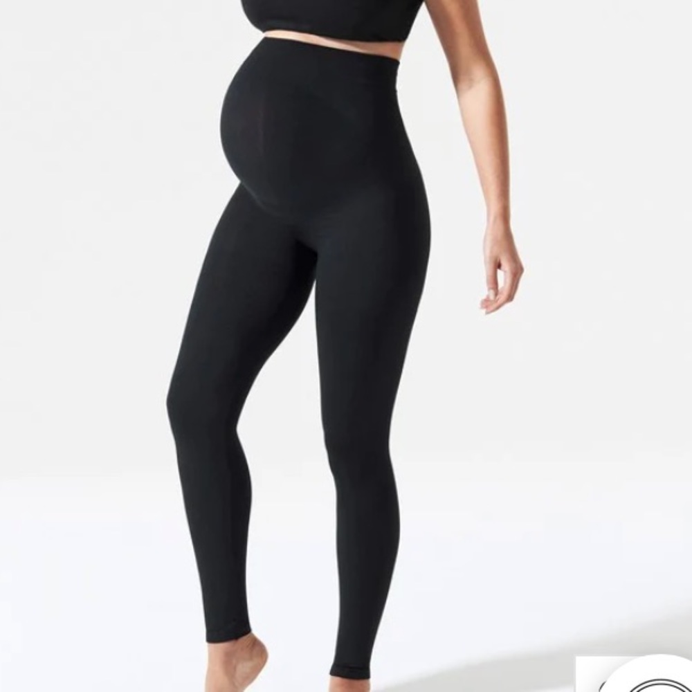 BLANQI Everyday Maternity Belly Support Leggings - Soft Fawn / Large